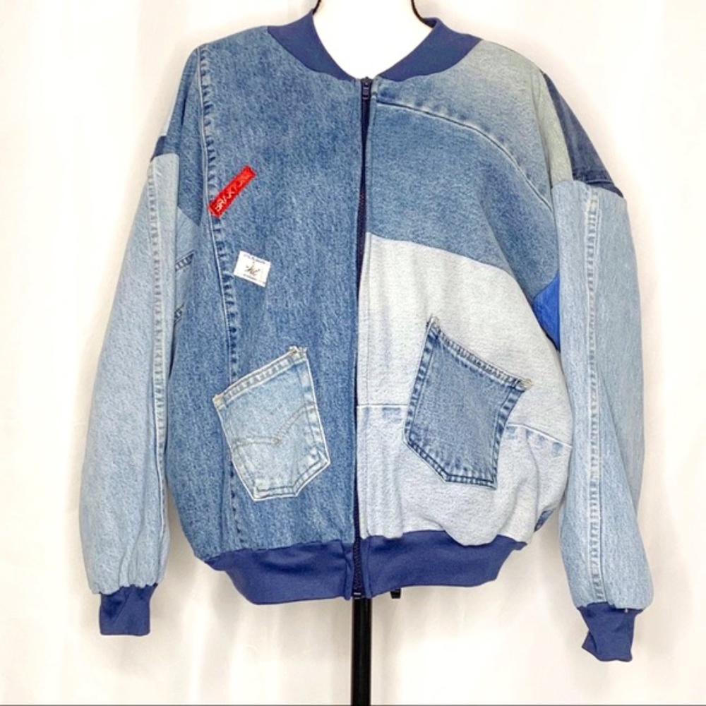 Unique Denim Jacket Made from Jeans
